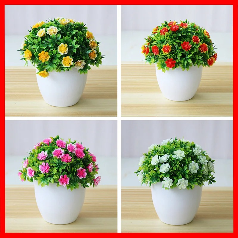 Bonsai Garden Ideas - 1pc Artificial Plants Bonsai Small Flower