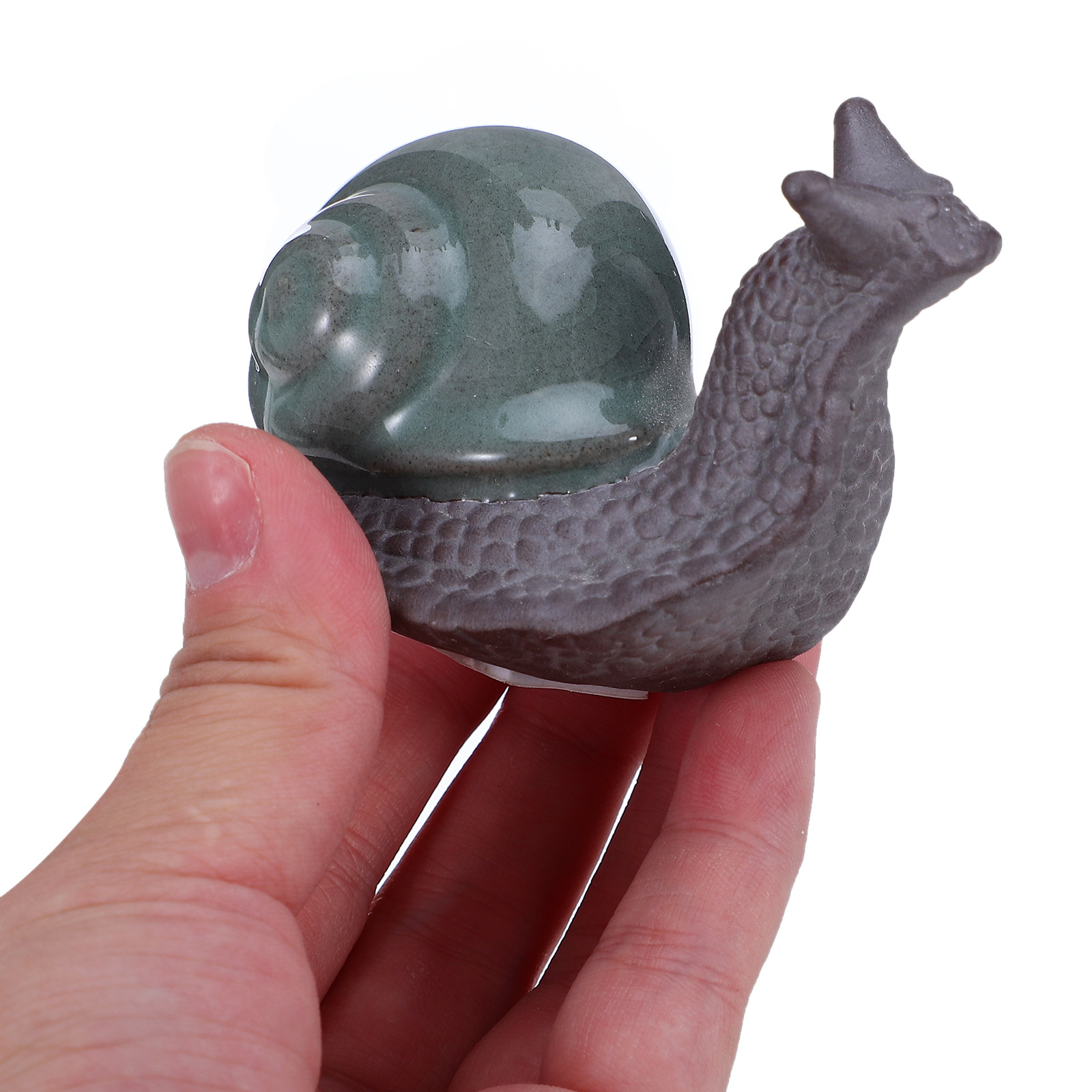 Bonsai Garden Set Up - Ceramic Snail Decoration Small Garden Statue