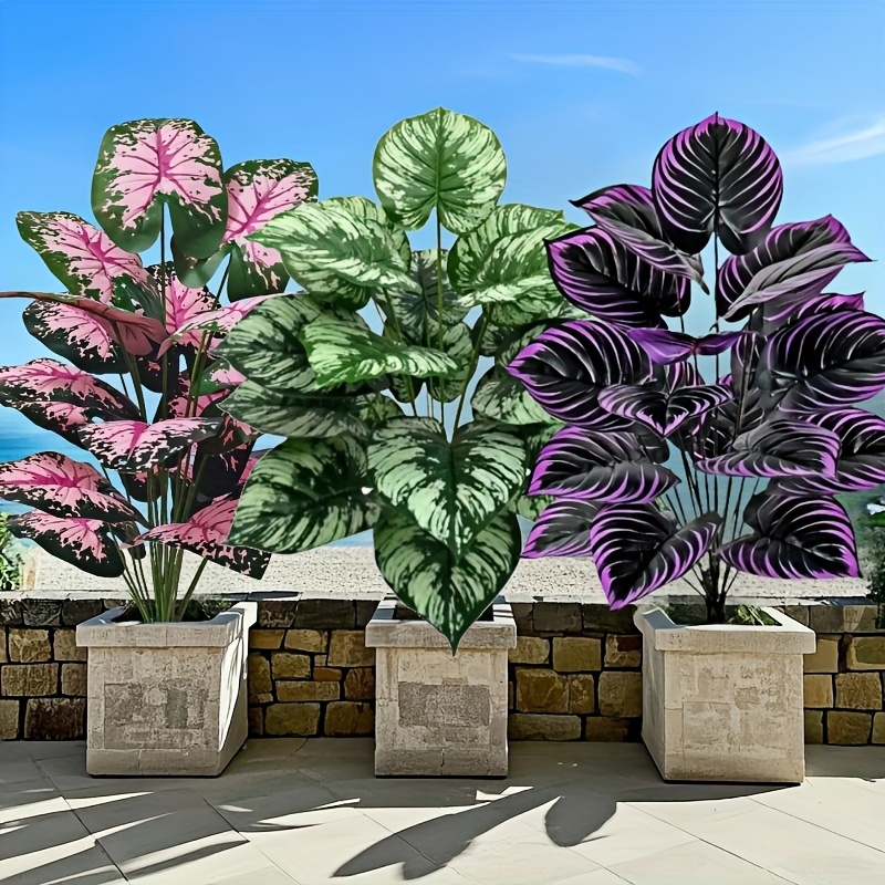 Bonsai Garden Ideas - 3pcs 60cm Large Artificial Green Plant