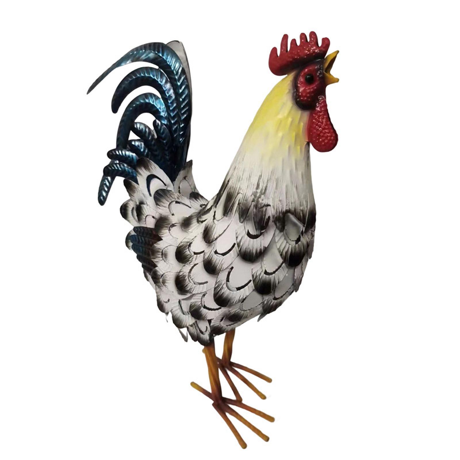 Bonsai Garden Ideas - Metal Rooster Decoration Chicken Yard Decoration