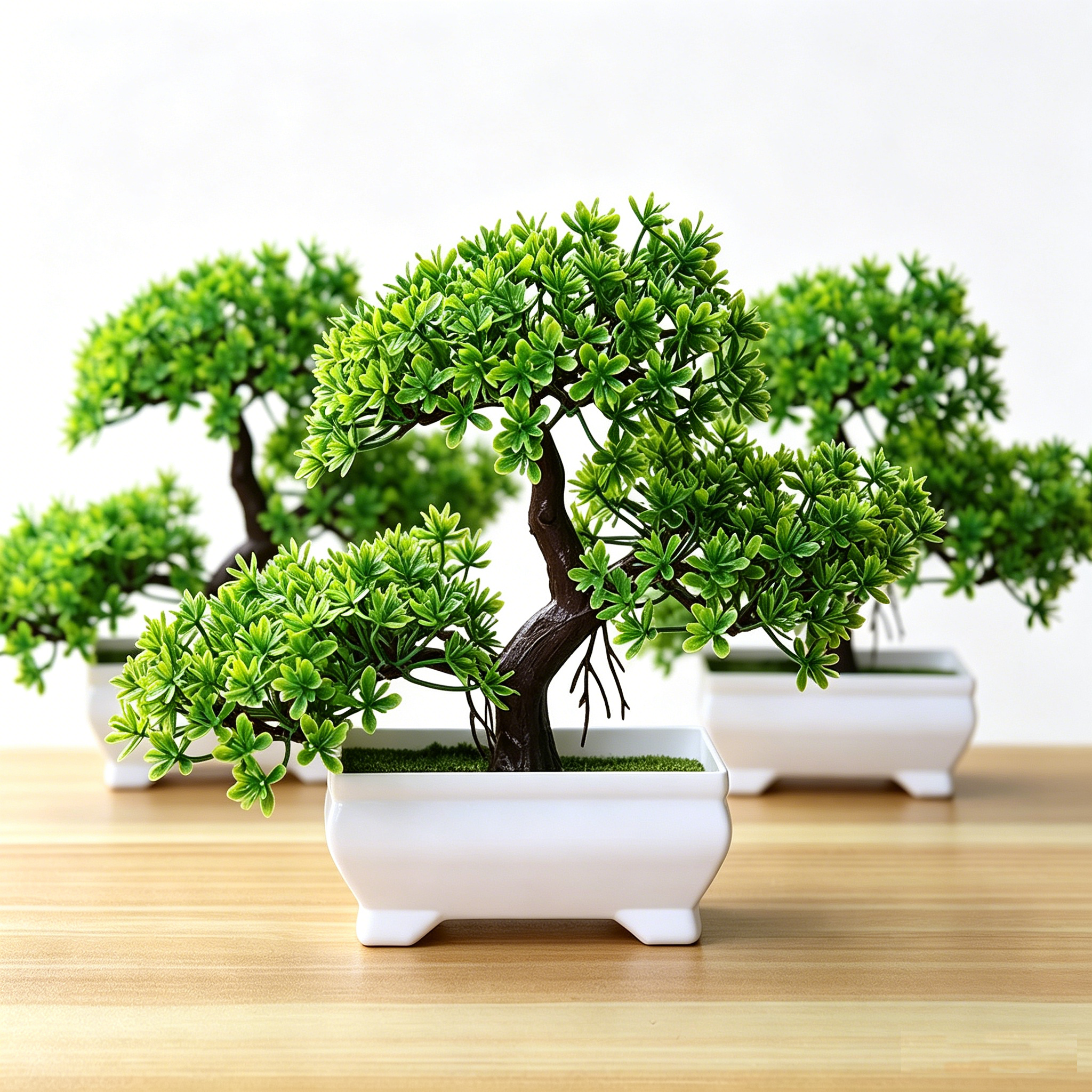 Bonsai Garden Ideas - 1/2Pcs Artificial Bonsai Tree Simulation Potted