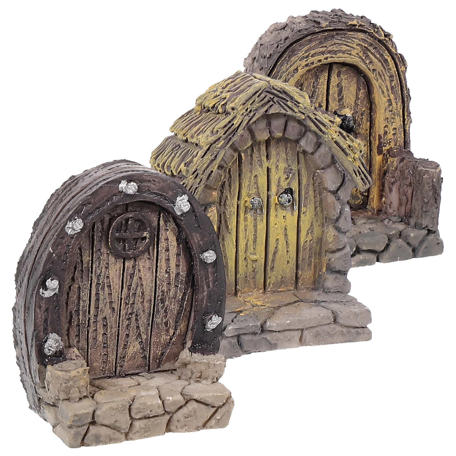 3Pcs Fairy Garden Door Miniatu - Bonsai Garden Set Up ulasan dan harga