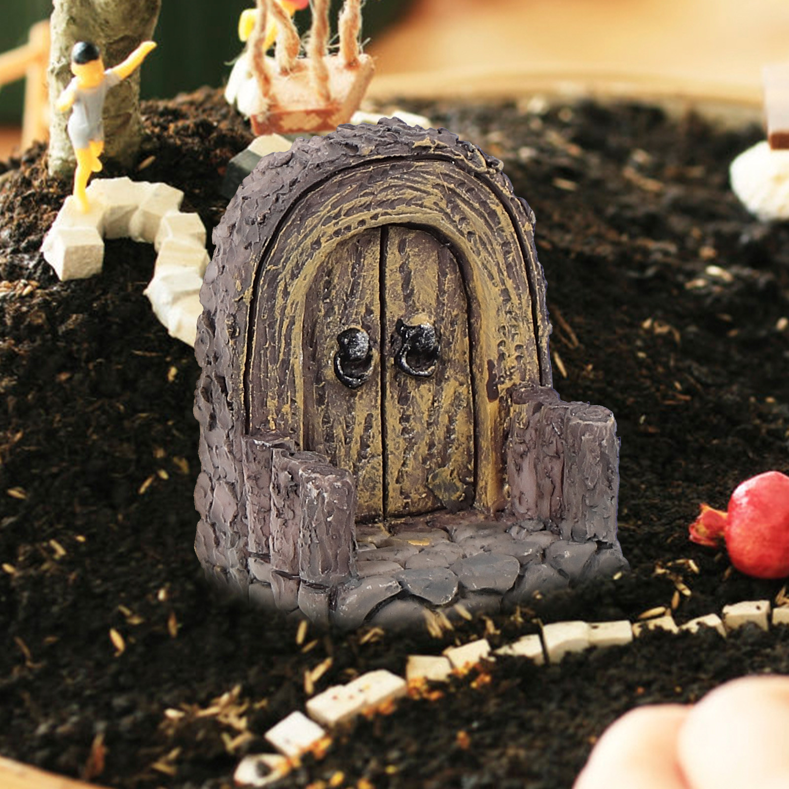 3Pcs Fairy Garden Door Miniatu - Bonsai Garden Set Up ulasan dan harga
