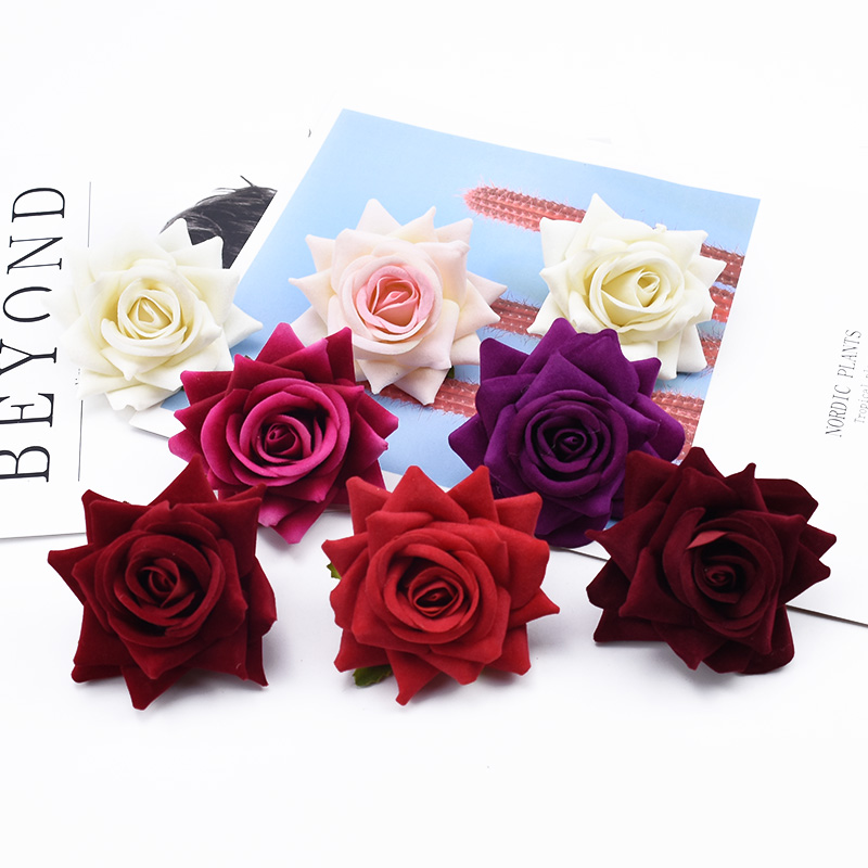 Artificial Flower Flannel Rose - Bonsai Garden For Sale ulasan dan harga
