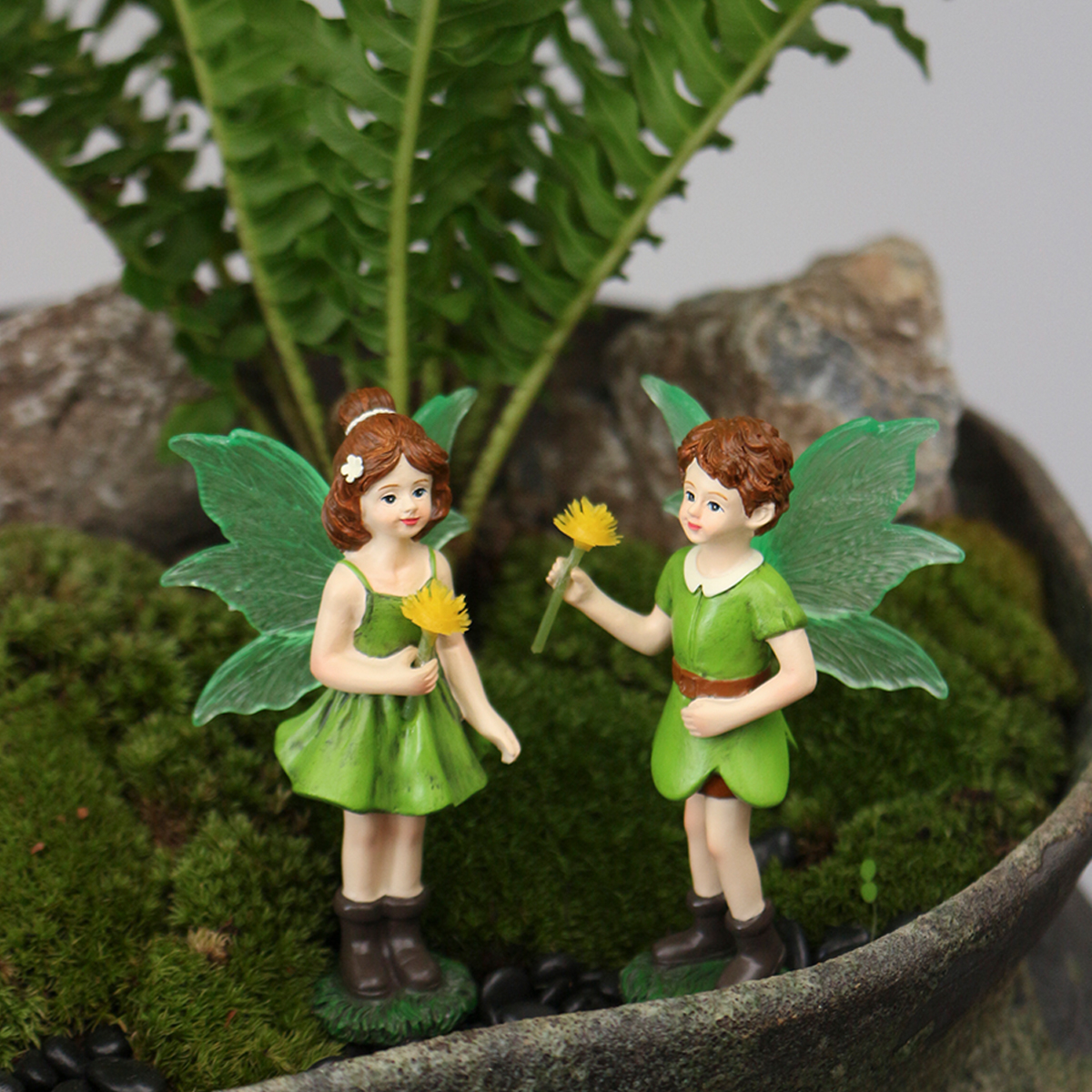2pcs Spring Green Fluorescent  - Bonsai Garden World ulasan dan harga