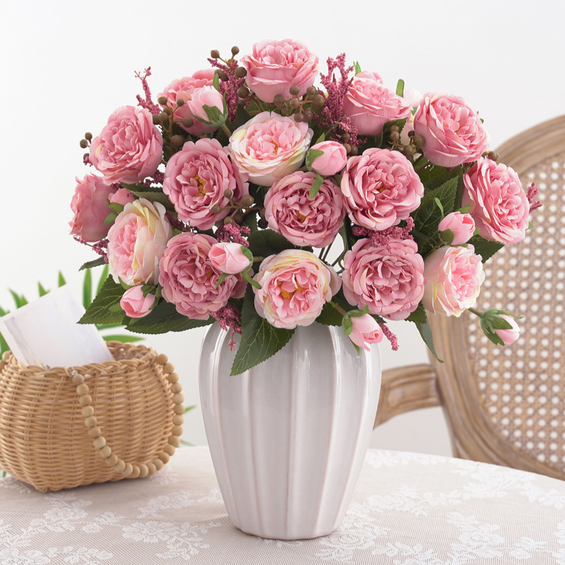 Artificial Flower Silk Peony H - Bonsai Garden For Sale ulasan dan harga