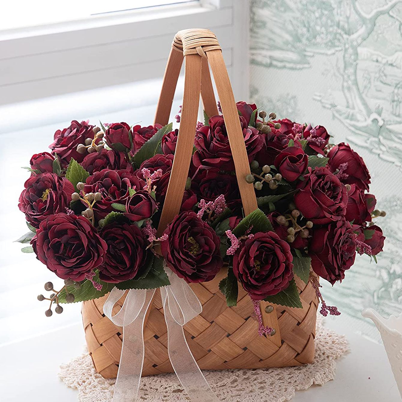 Artificial Flower Silk Peony H - Bonsai Garden For Sale ulasan dan harga