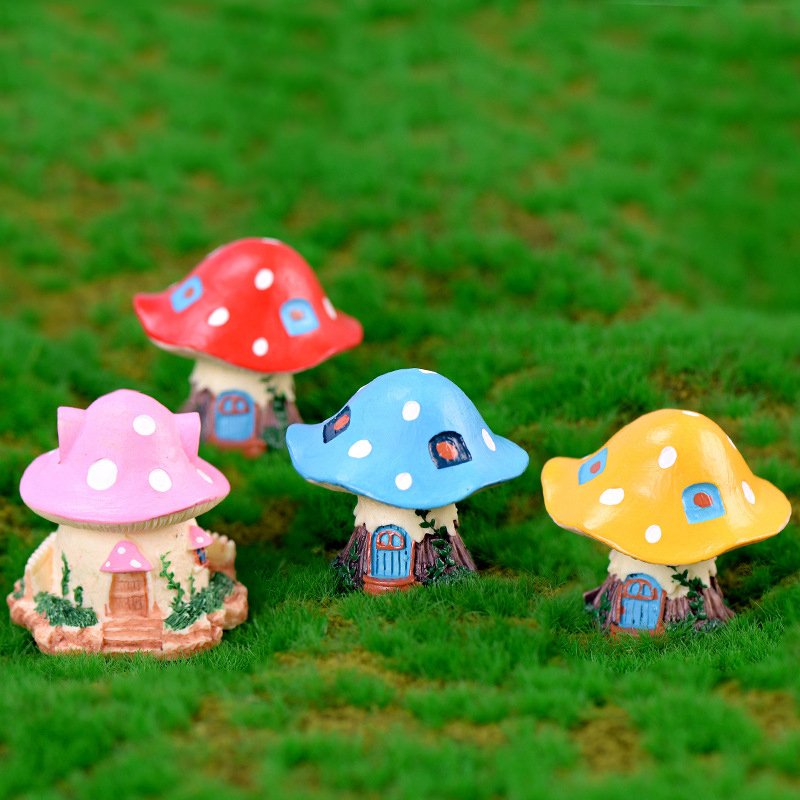 1PC Kawaii Garden Mini Mushroo - Bonsai Garden World ulasan dan harga