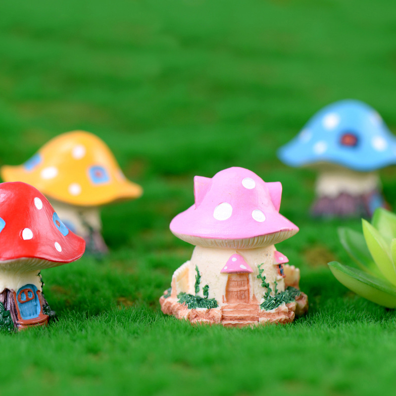 1PC Kawaii Garden Mini Mushroo - Bonsai Garden World ulasan dan harga