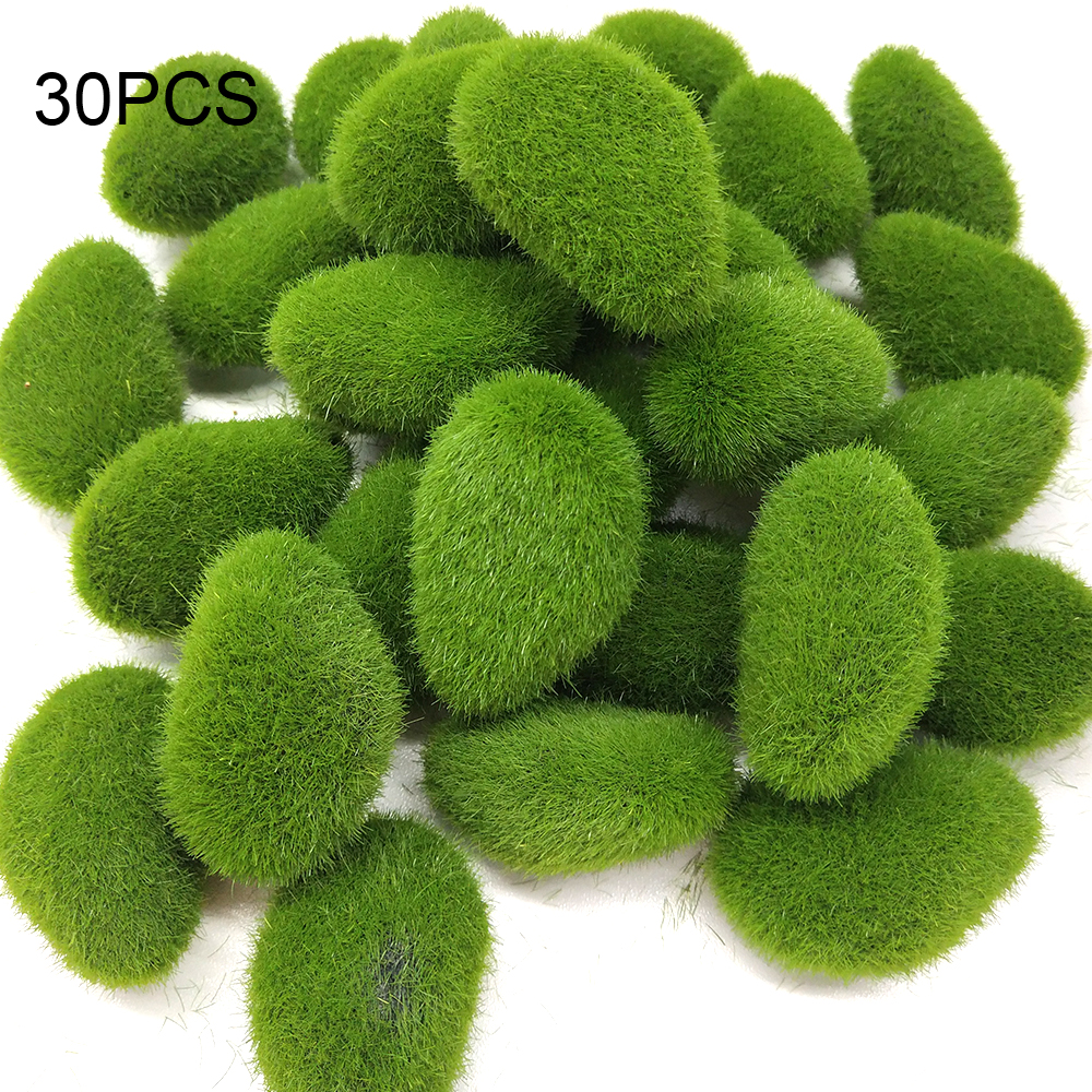30pcs Green Artificial Moss Ro - Bonsai Garden Ideas ulasan dan harga