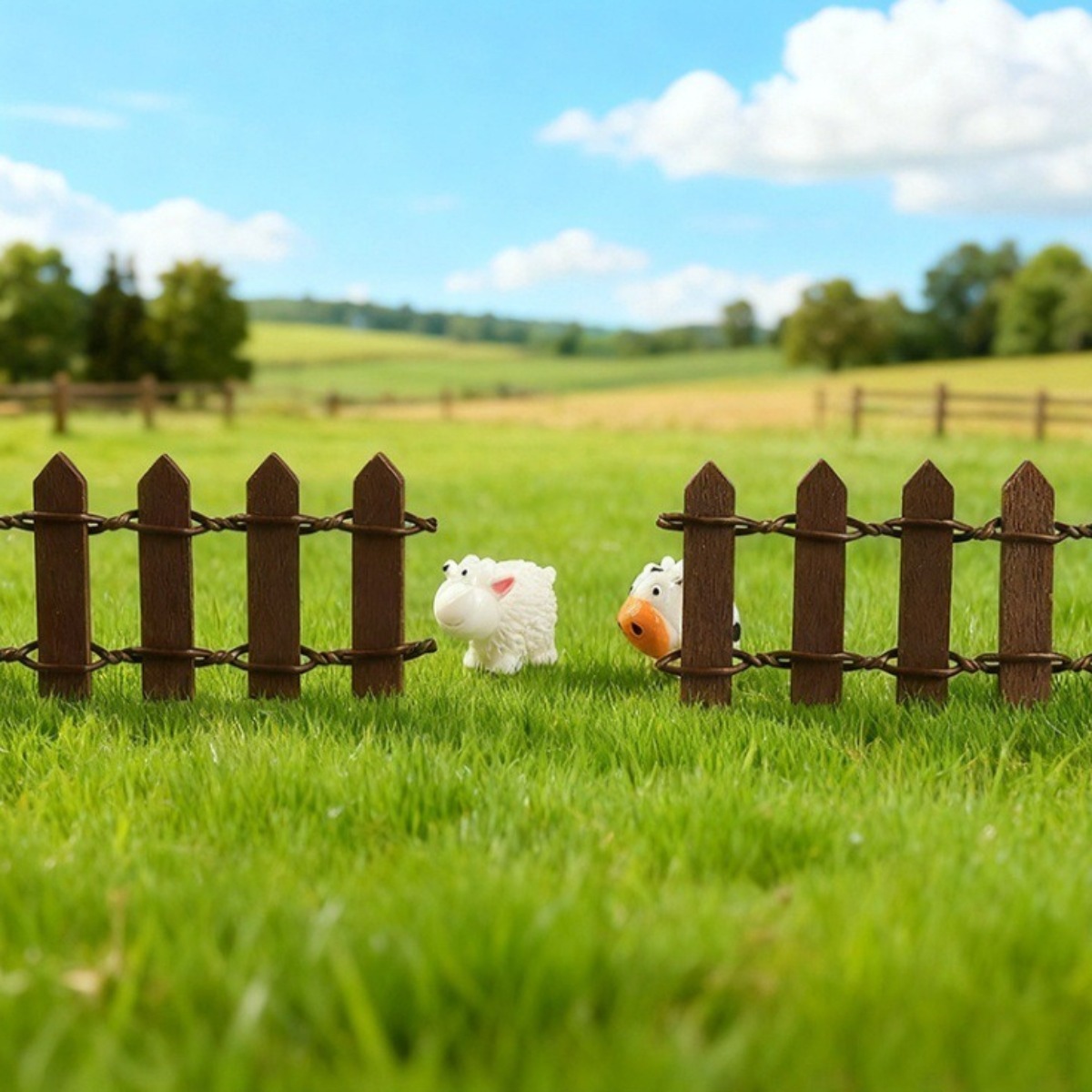 2pcs Mini Fence Garden and Bon - Bonsai Garden Ideas ulasan dan harga