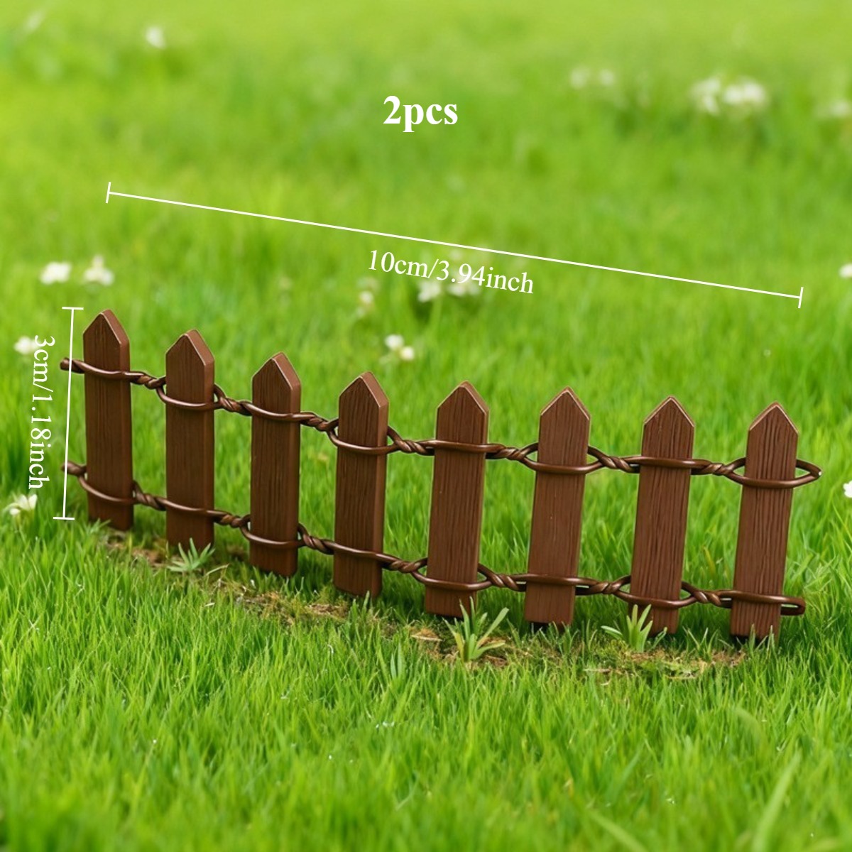 2pcs Mini Fence Garden and Bon - Bonsai Garden Ideas ulasan dan harga