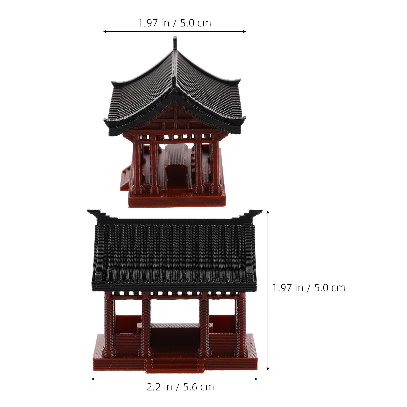 Asian Pavilion Sculpture Mini  - Bonsai Garden Set Up ulasan dan harga