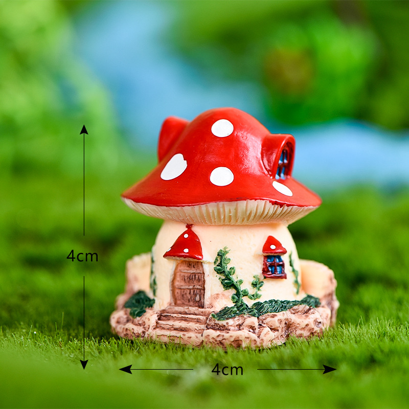 Colorful Garden Mushroom House - Bonsai Garden World ulasan dan harga