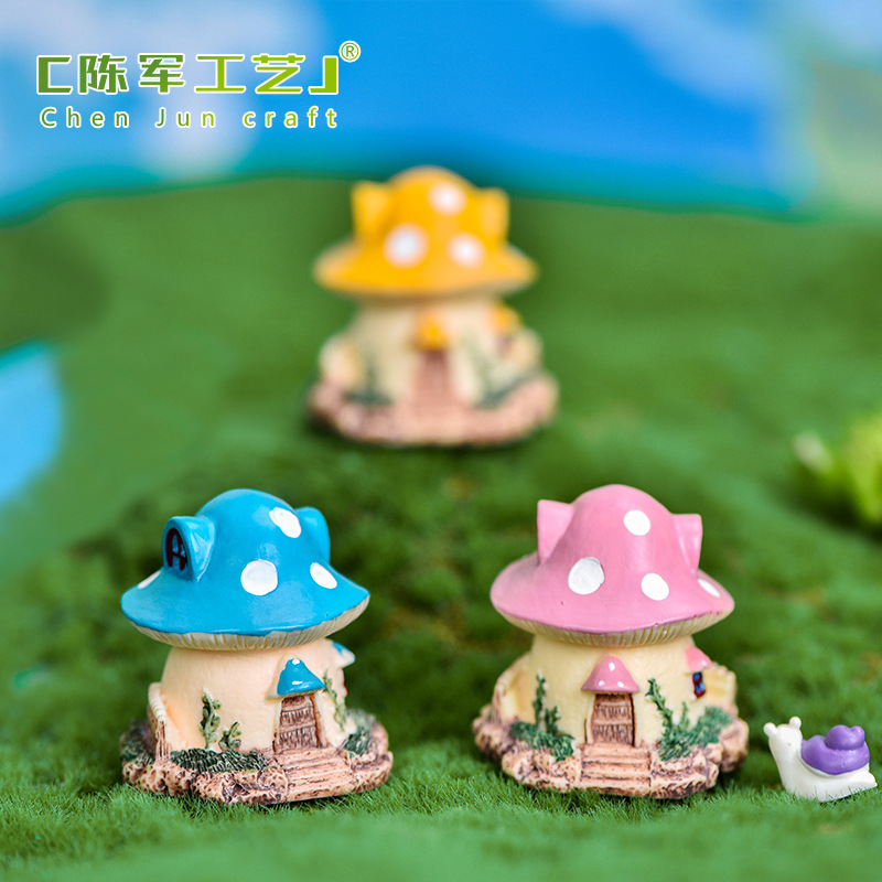 Colorful Garden Mushroom House - Bonsai Garden World ulasan dan harga