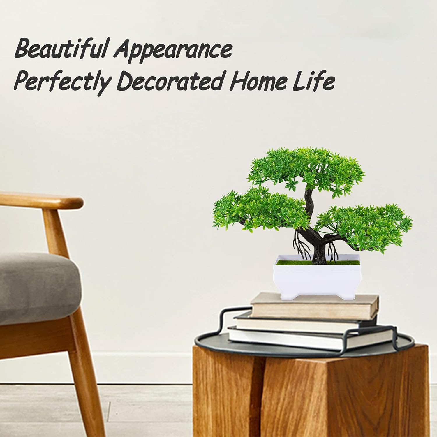 1Pcs Green Artificial Plants B - Bonsai Garden Ideas ulasan dan harga