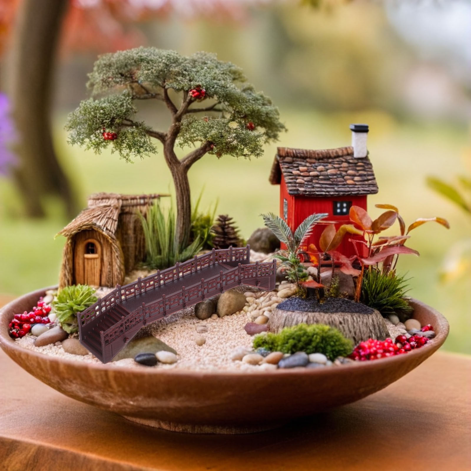 Elegant Vintage Chinese Mini A - Bonsai Garden Set Up ulasan dan harga
