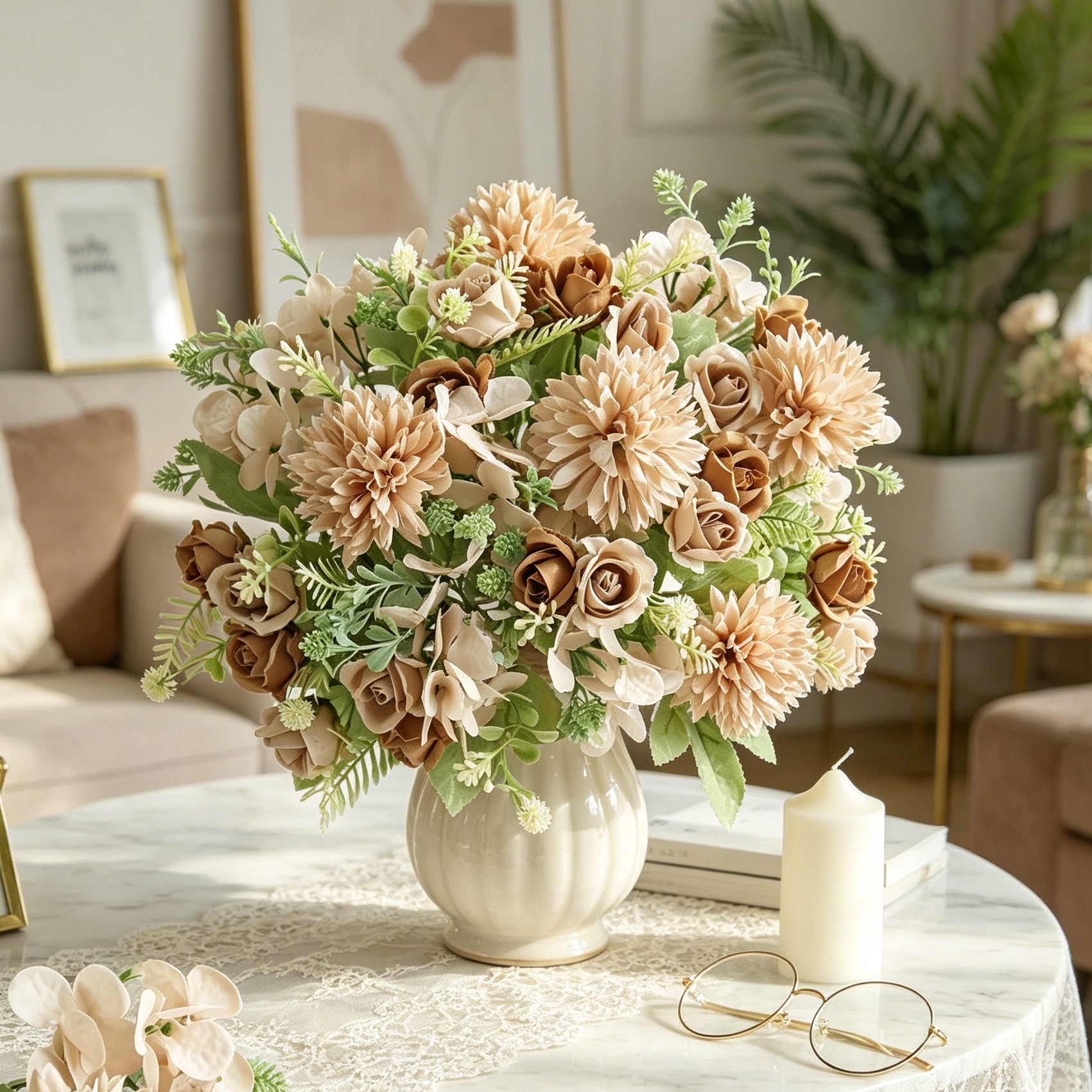 Artificial Flower Silk Rose Ho - Bonsai Garden For Sale ulasan dan harga