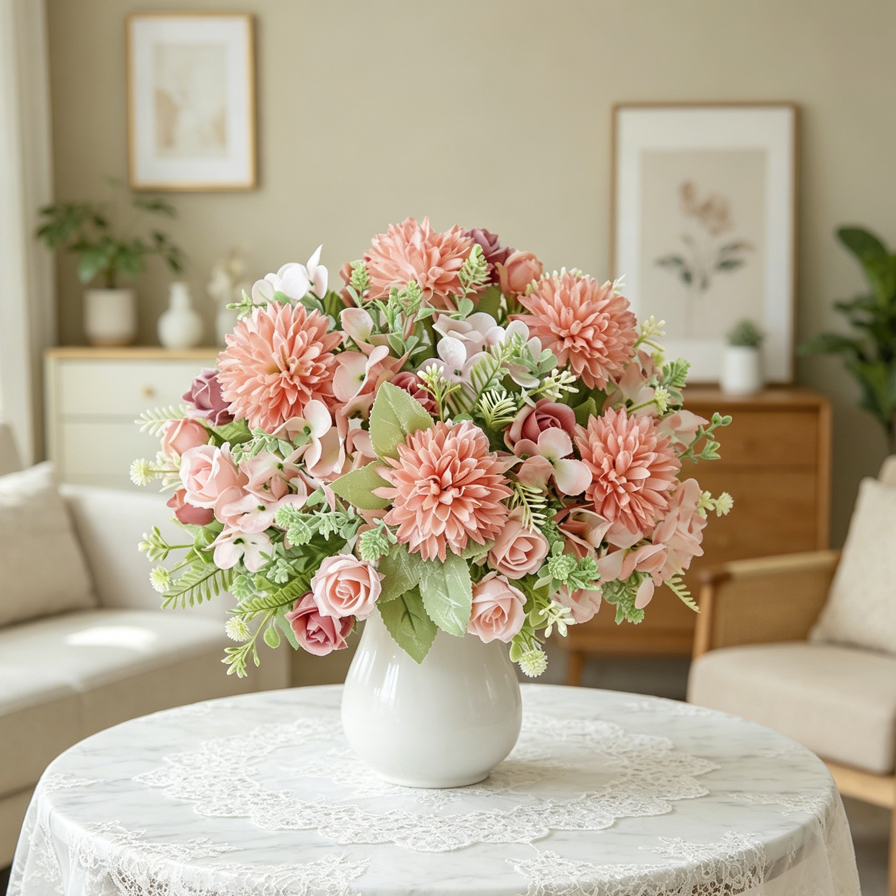 Artificial Flower Silk Rose Ho - Bonsai Garden For Sale ulasan dan harga