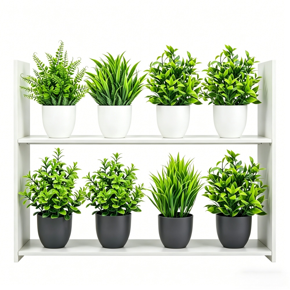 4pcs/set Mini Artificial Plant - Bonsai Garden Ideas ulasan dan harga
