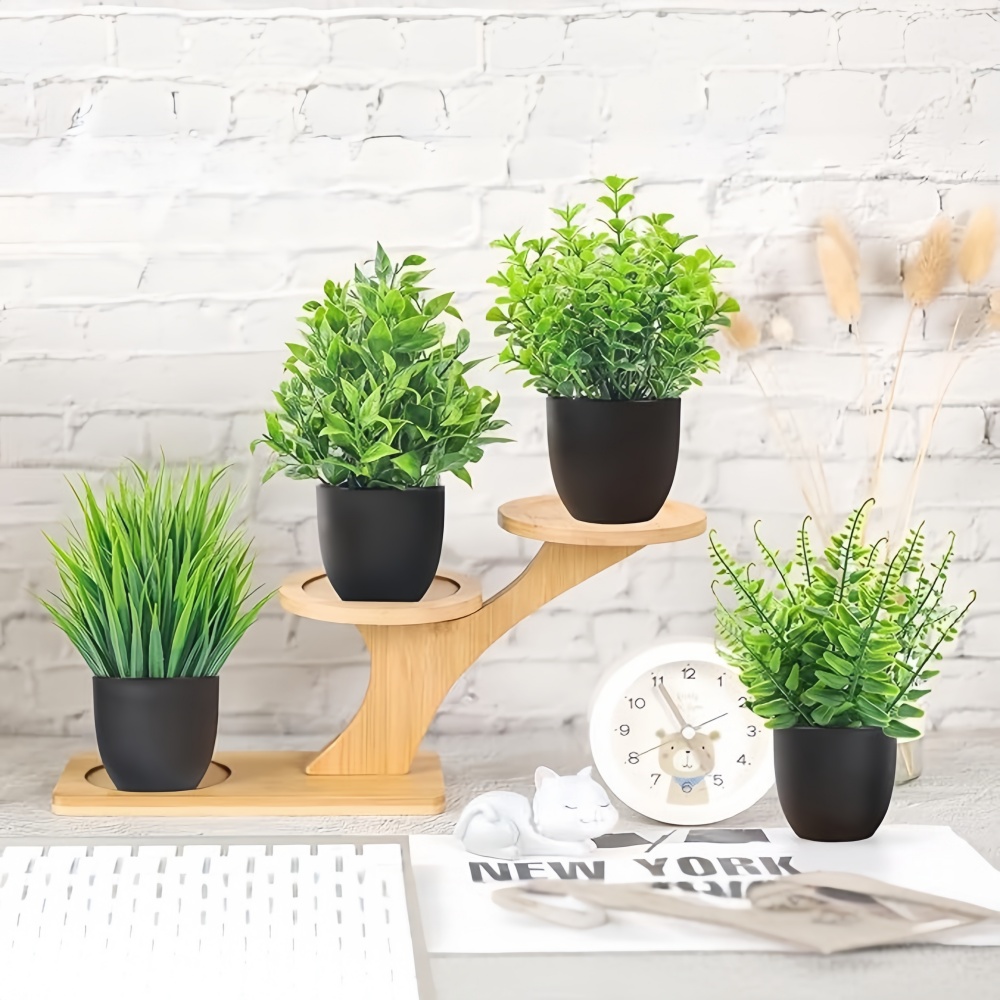 4pcs/set Mini Artificial Plant - Bonsai Garden Ideas ulasan dan harga