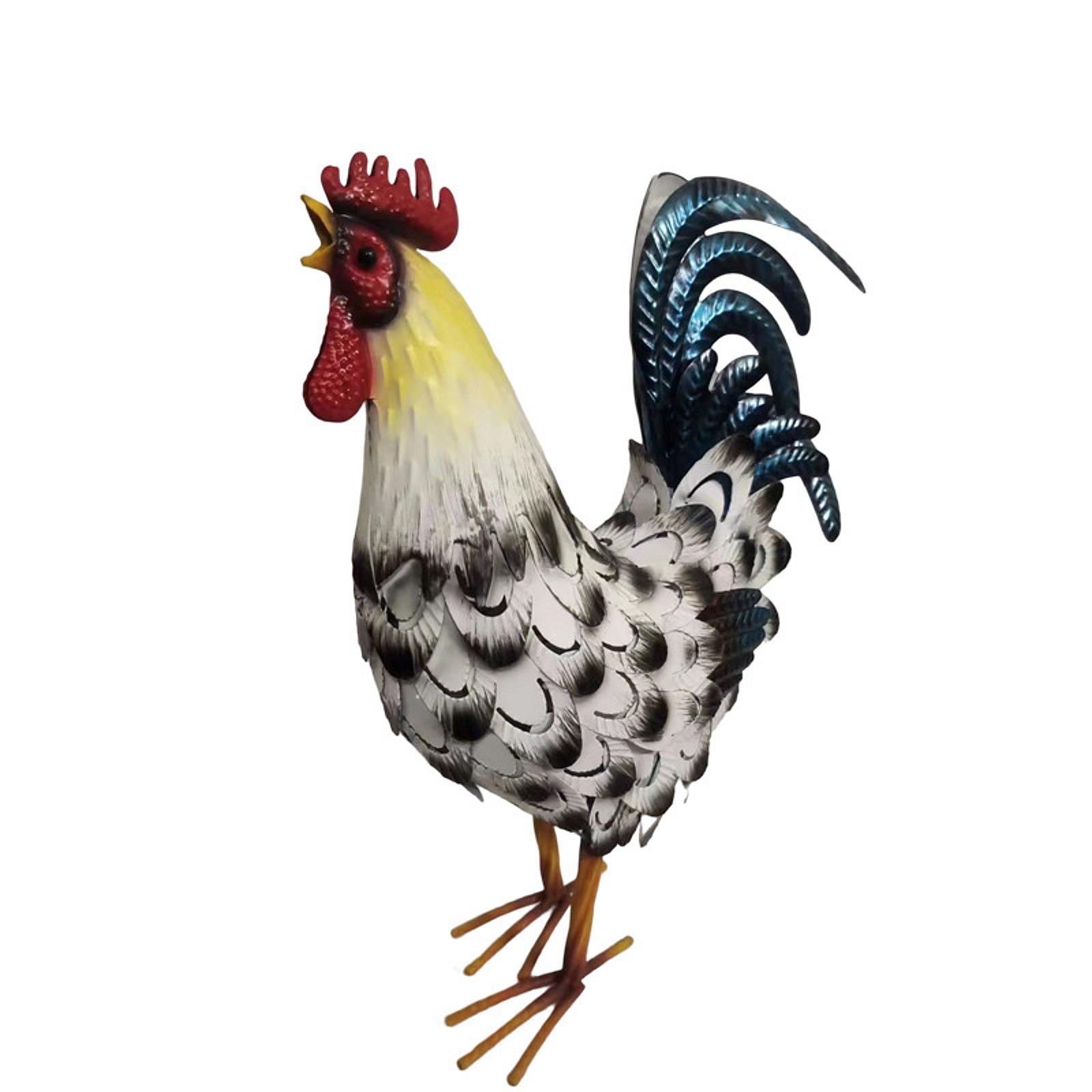 Metal Rooster Decoration Chick - Bonsai Garden Ideas ulasan dan harga