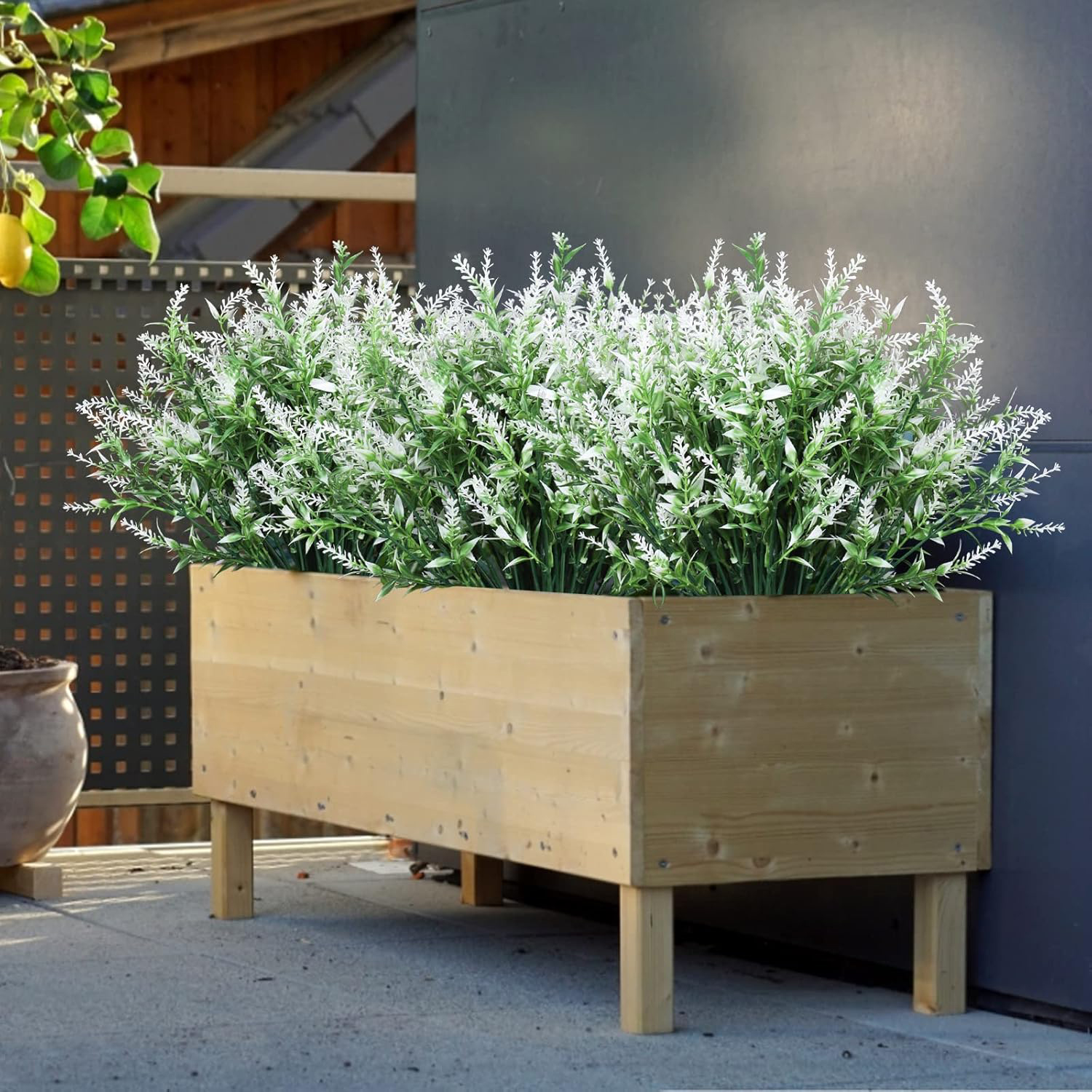 Artificial Flowers Plastic Lav - Bonsai Garden Ideas ulasan dan harga