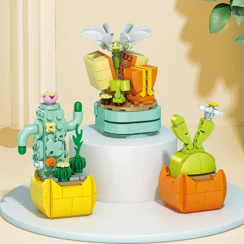 Flowers Succulents Building Bl - Bonsai Garden World ulasan dan harga