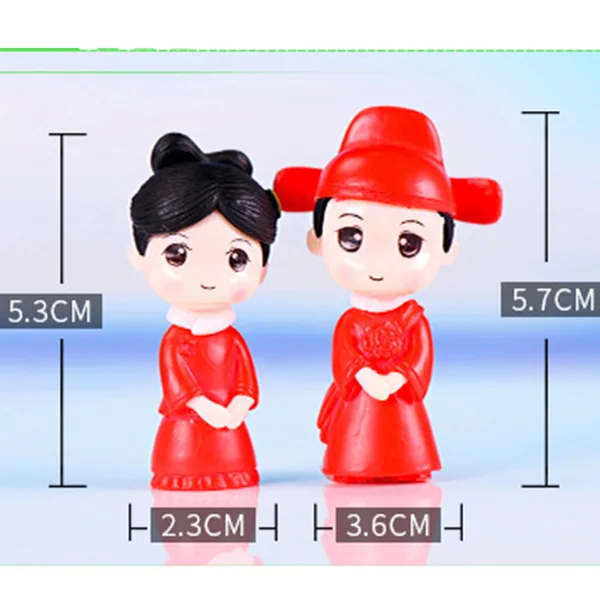 2pcs Chinese Costume Bride and - Bonsai Garden World ulasan dan harga