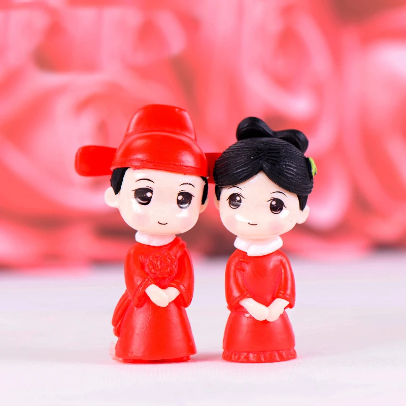 2pcs Chinese Costume Bride and - Bonsai Garden World ulasan dan harga