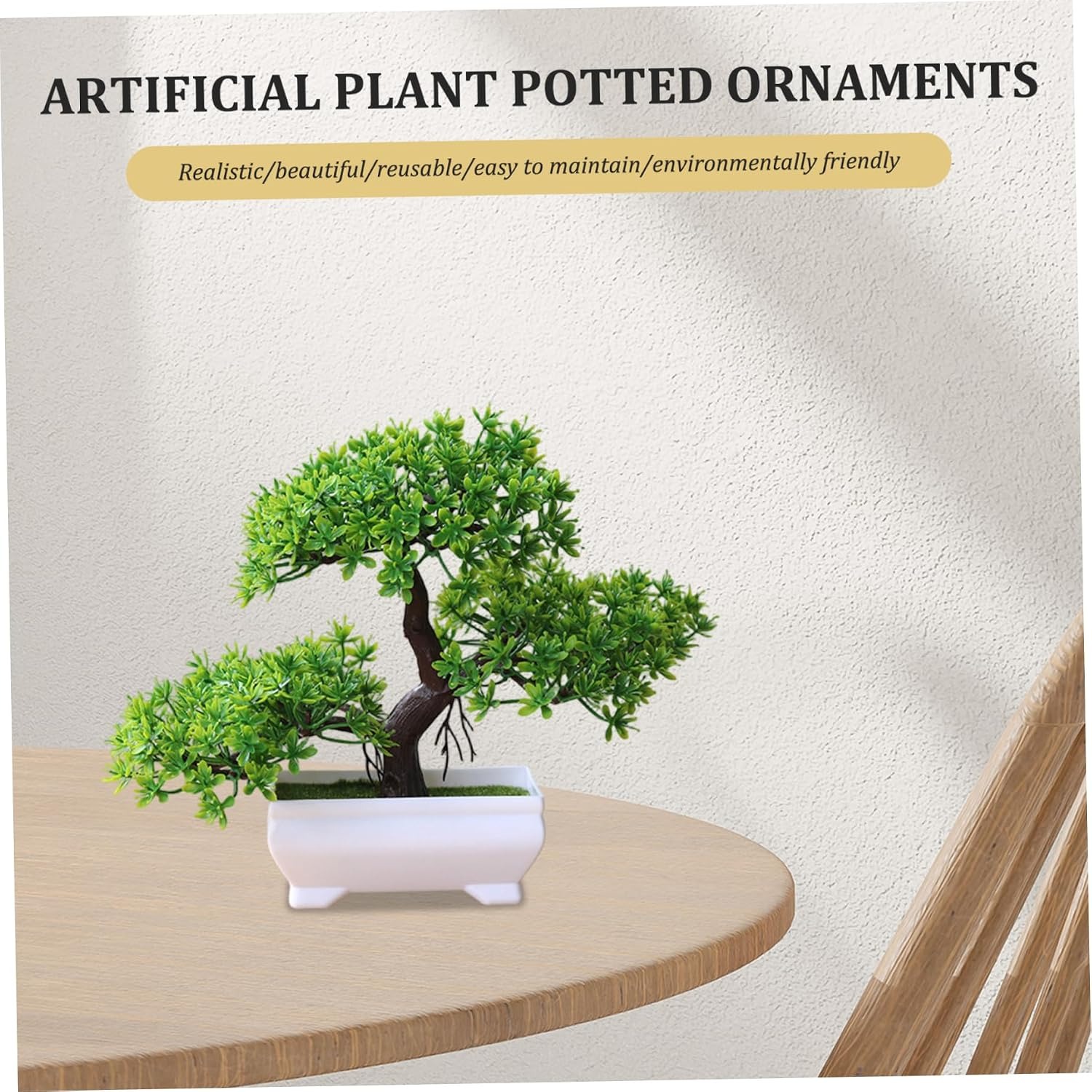1/2Pcs Artificial Bonsai Tree  - Bonsai Garden Ideas ulasan dan harga